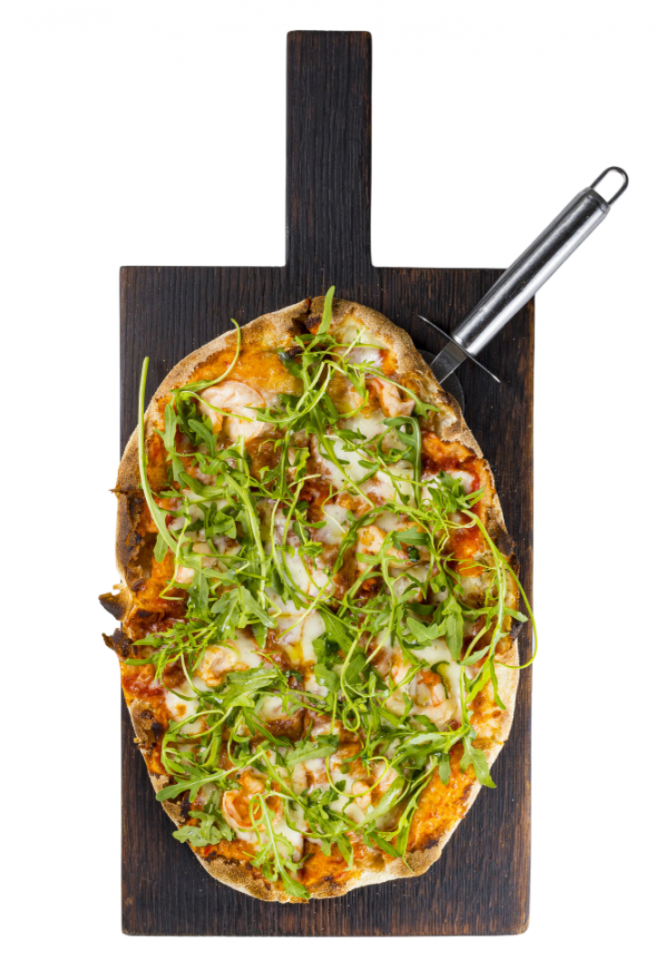 Руккола и креветка