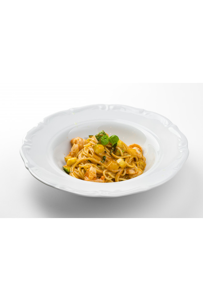 Аррабиата с креветкой